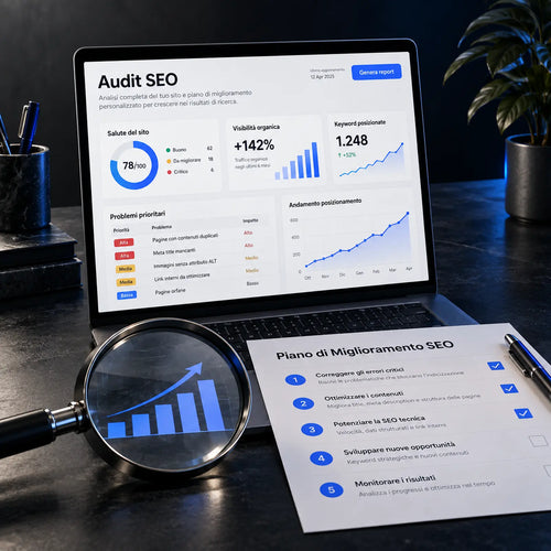 Audit SEO e piano di miglioramento Aiora