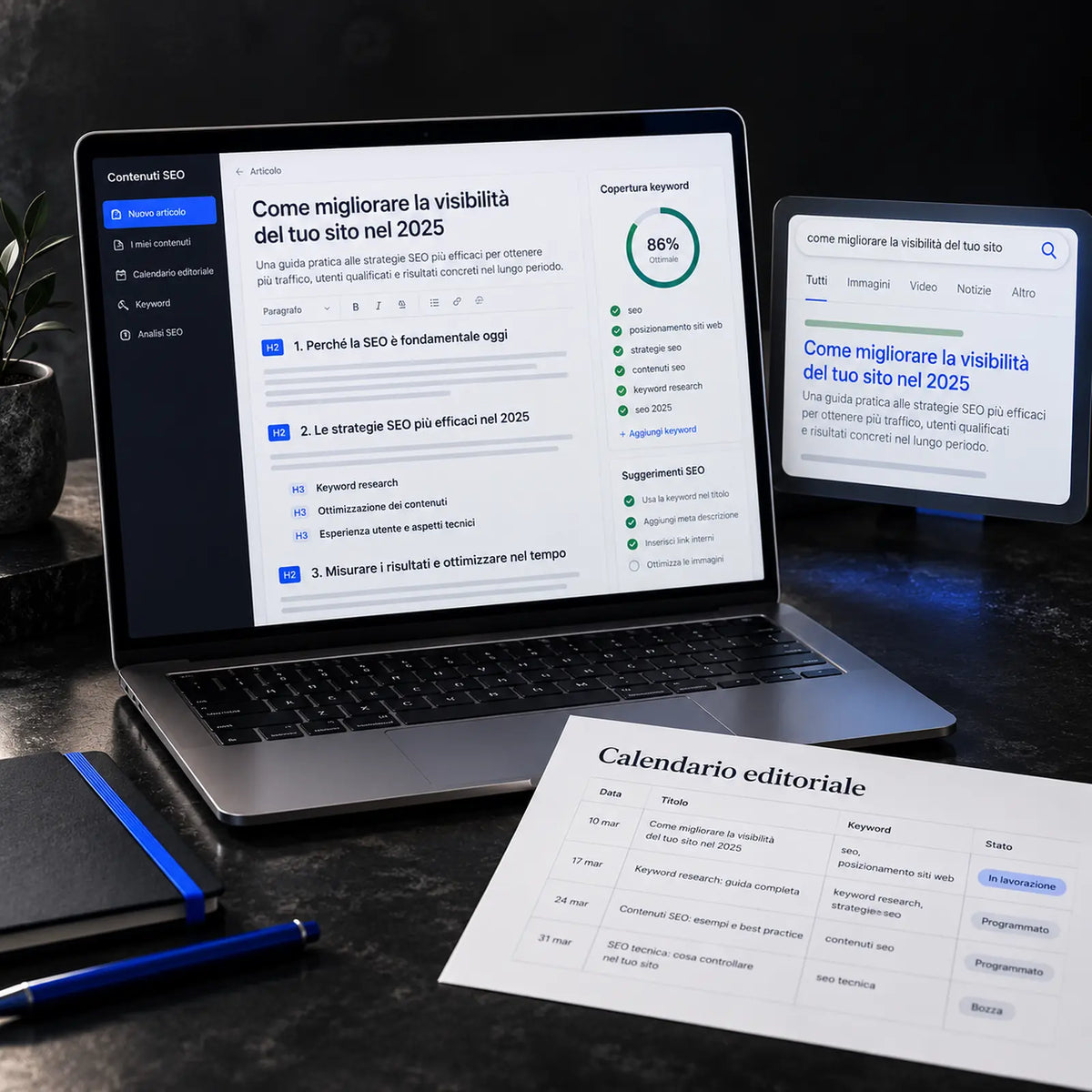 Pacchetto contenuti SEO Aiora